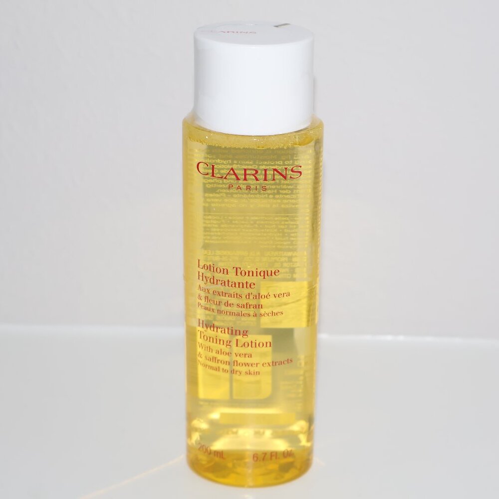 Clarins Hydrating Toning Lotion 200 ml – Aloe Vera & Saffron Extract